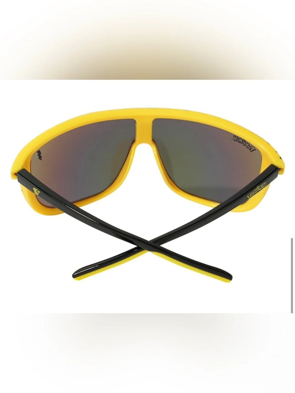 Pokemon Kids Yellow Speckled Frame Mirrored Lens Sunglasses